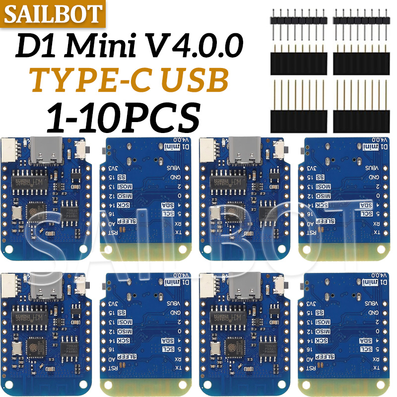 1-10PCS WeMos D1 Mini ESP8266  - Esp8266 Nodemcu Board recensione e prezzo